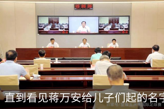 直到看见蒋万安给儿子们起的名字，就知道他骨子里的身份瞒不住